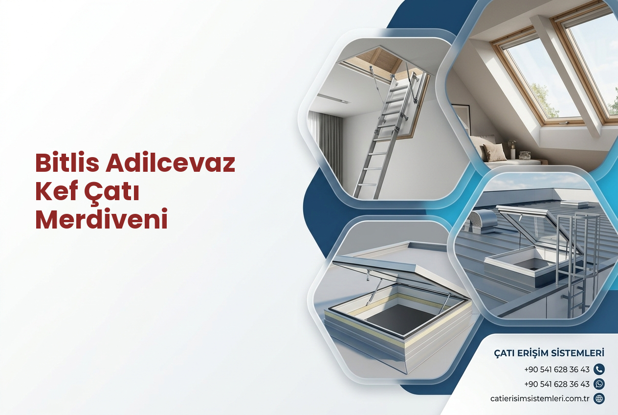 Bitlis Adilcevaz Kef Çatı Merdiveni