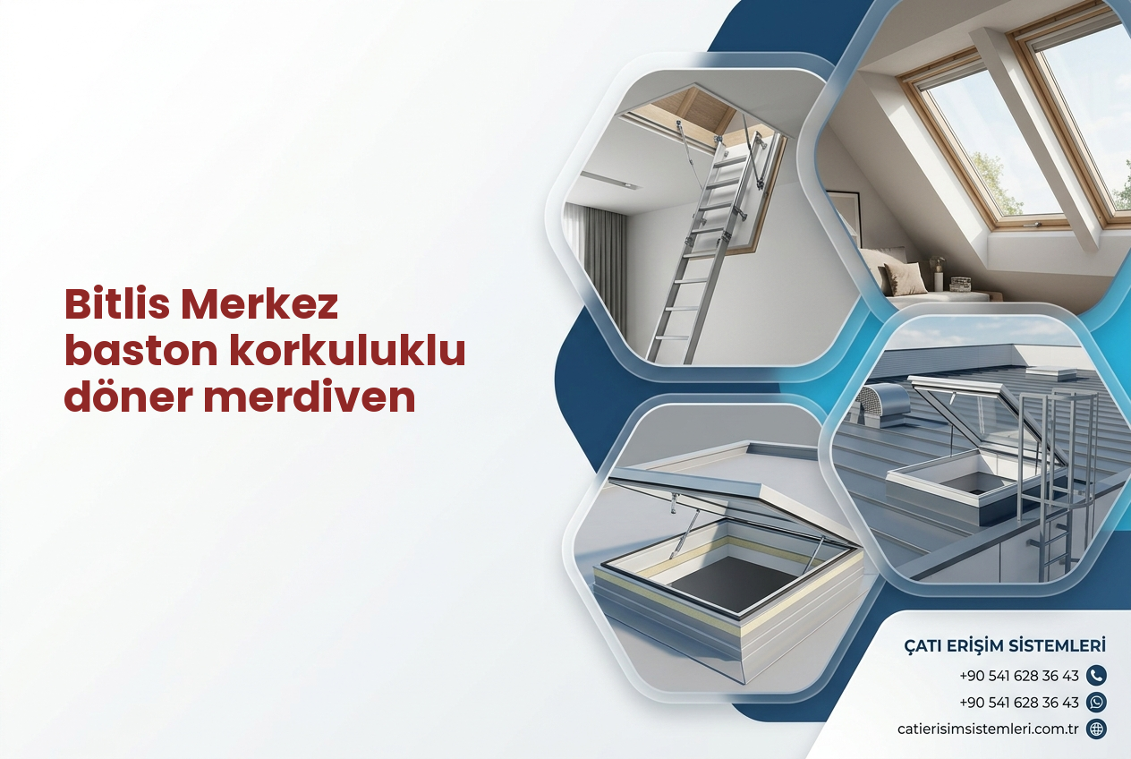 Bitlis Merkez baston korkuluklu döner merdiven