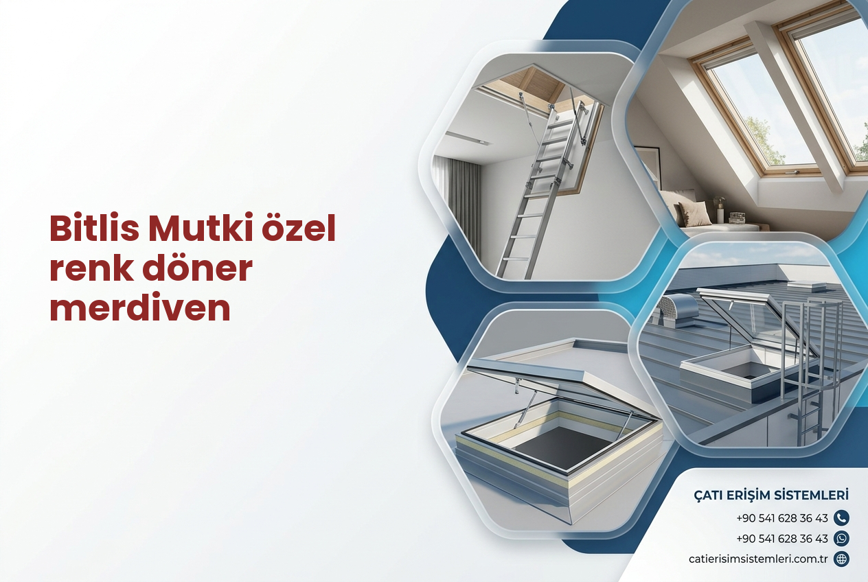Bitlis Mutki özel renk döner merdiven