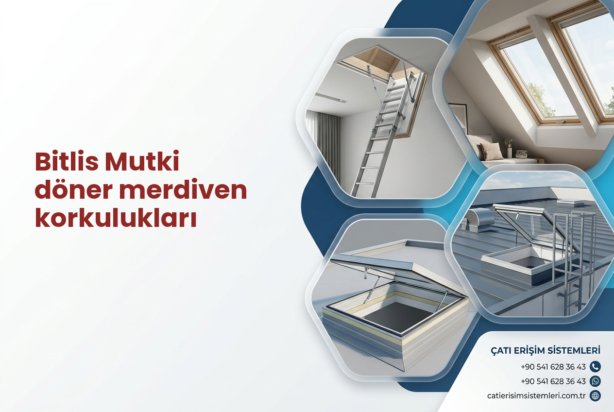 Bitlis Mutki döner merdiven korkulukları