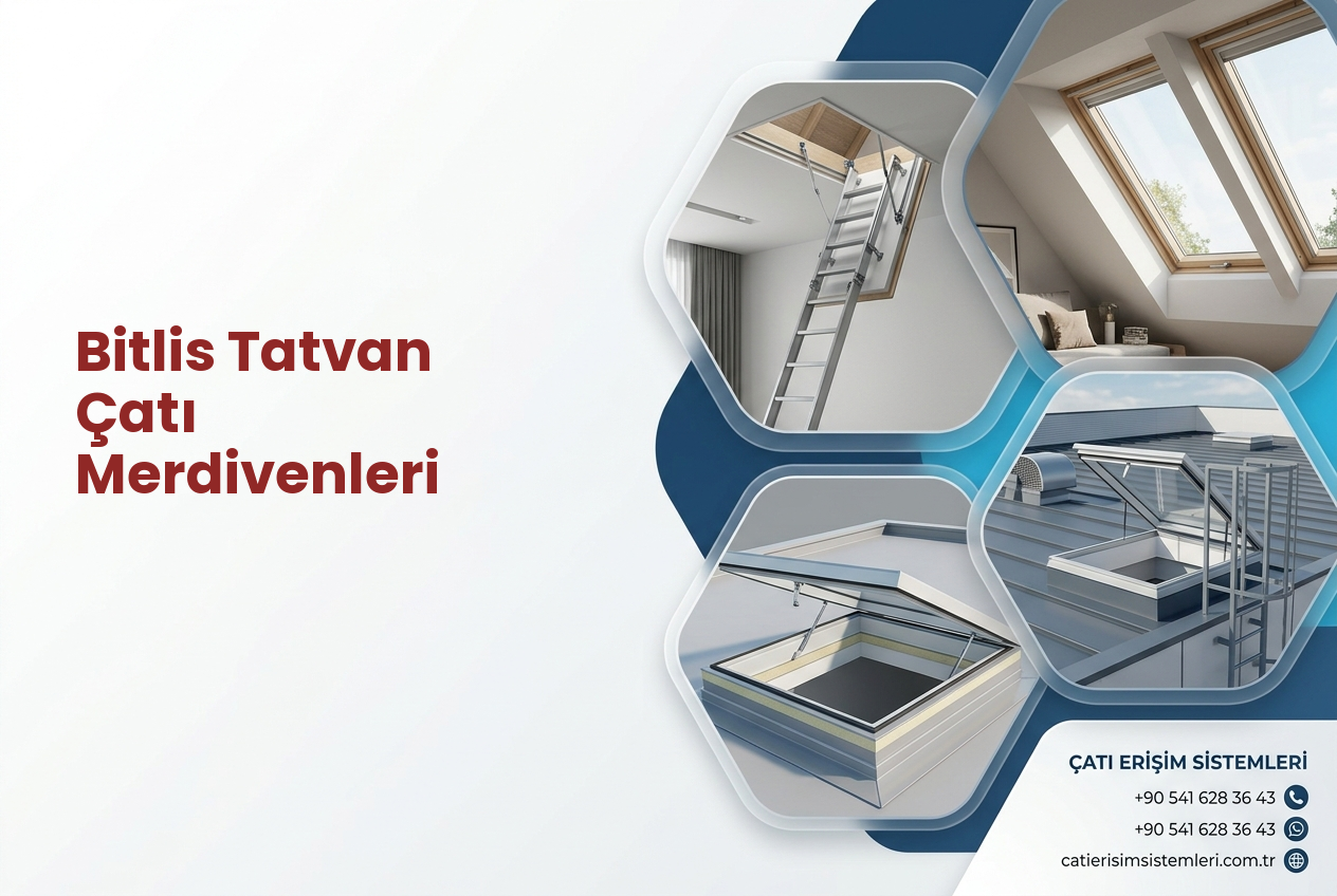 Bitlis Tatvan Çatı Merdivenleri
