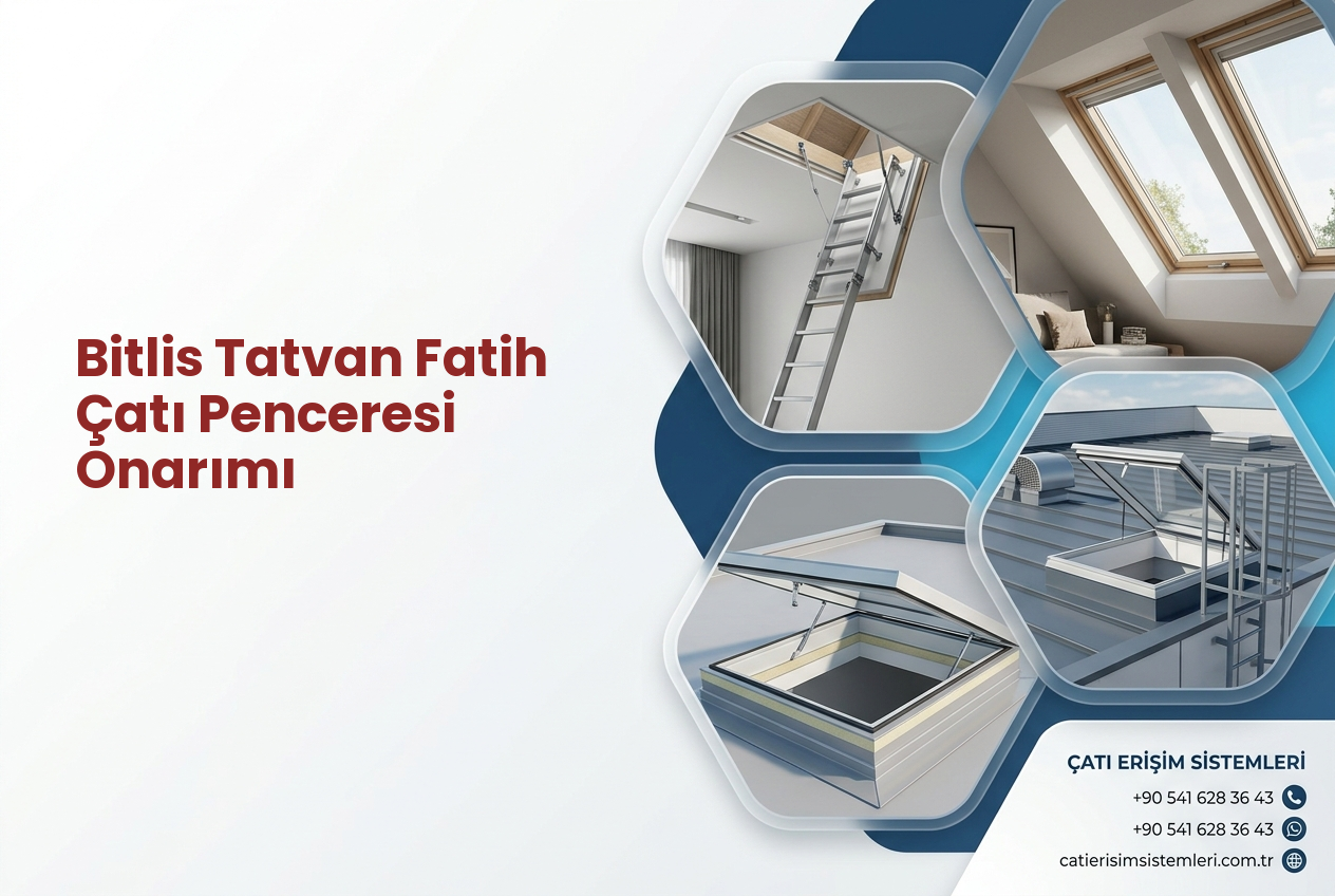 Bitlis Tatvan Fatih Çatı Penceresi Onarımı
