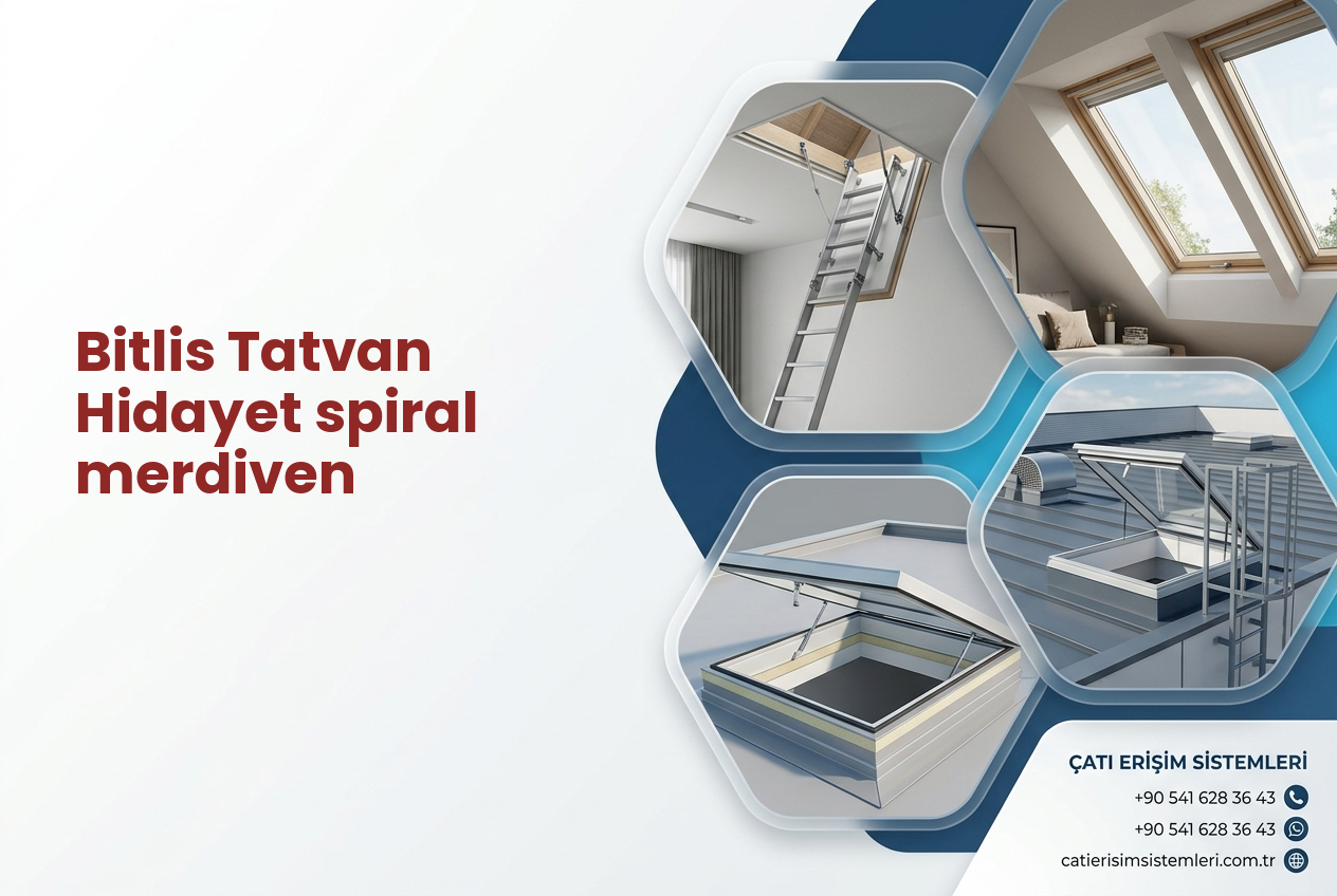 Bitlis Tatvan Hidayet spiral merdiven