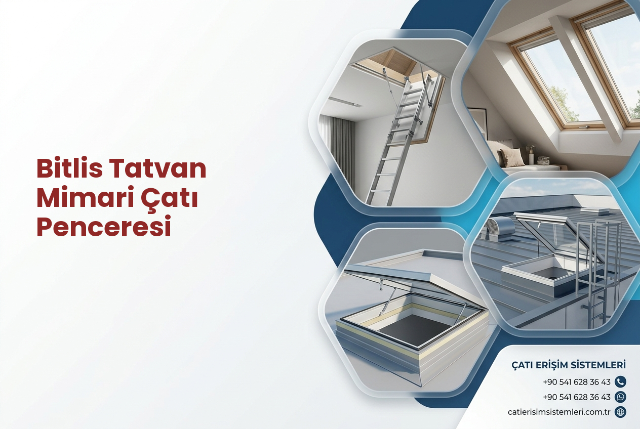 Bitlis Tatvan Mimari Çatı Penceresi