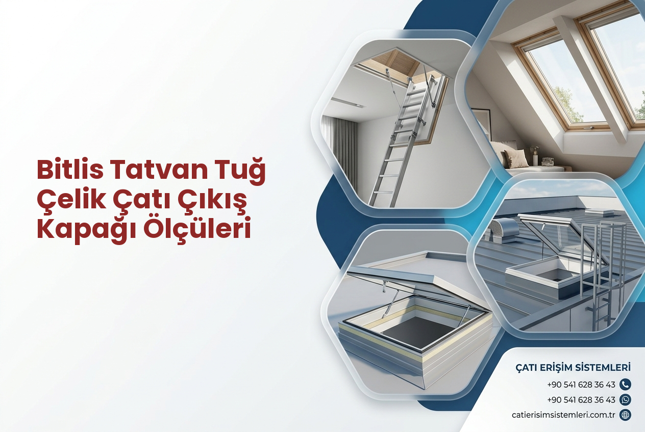 Bitlis Tatvan Tuğ Çelik Çatı Çıkış Kapağı Ölçüleri