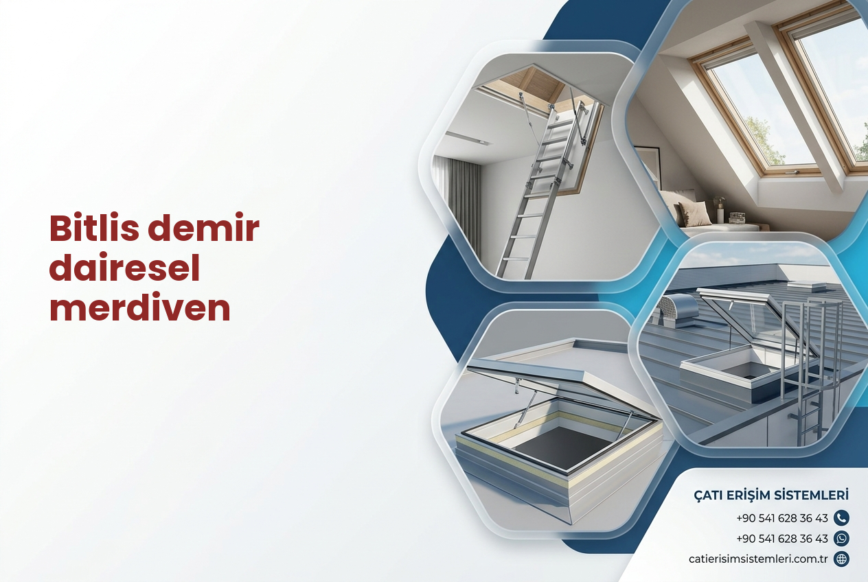 Bitlis demir dairesel merdiven