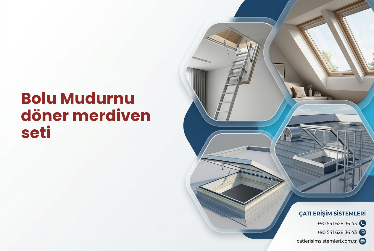 Bolu Mudurnu döner merdiven seti