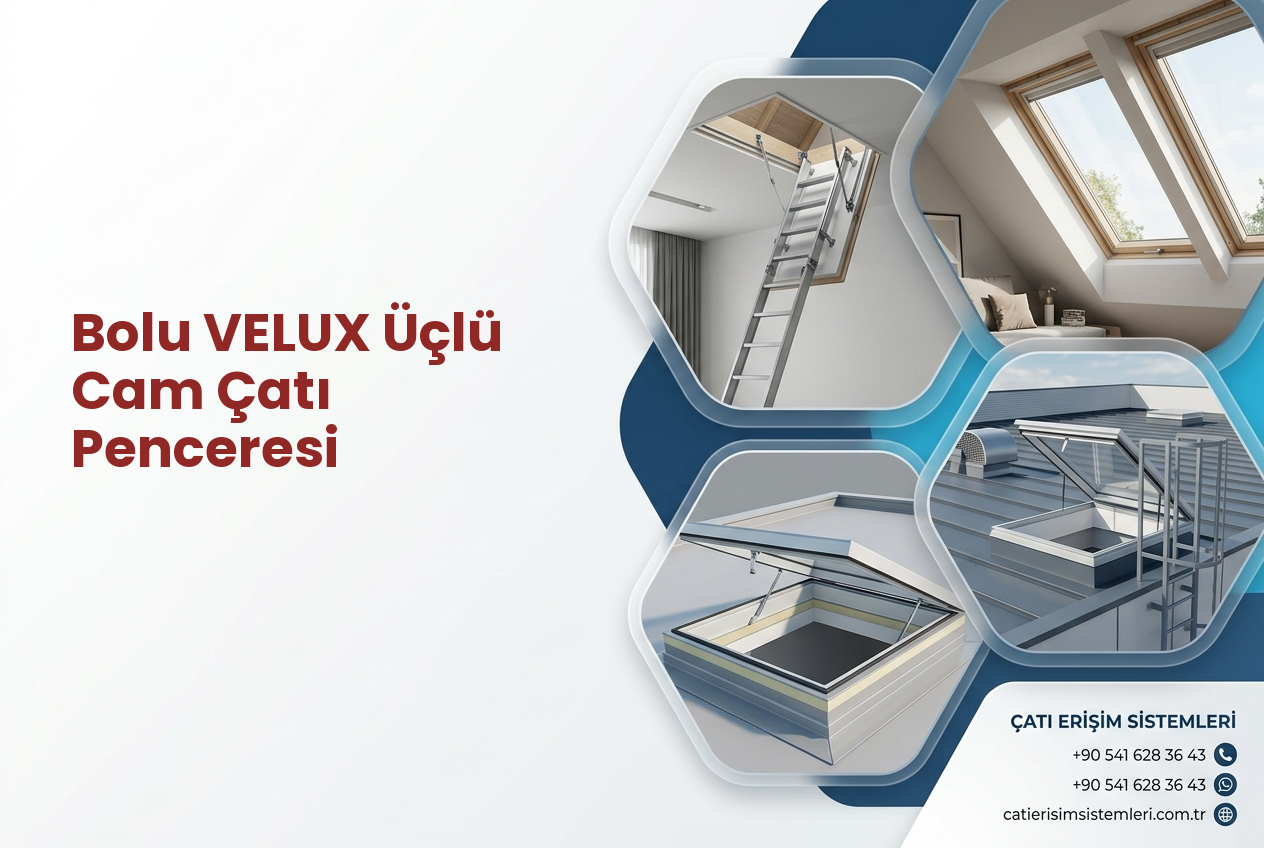 Bolu VELUX Üçlü Cam Çatı Penceresi