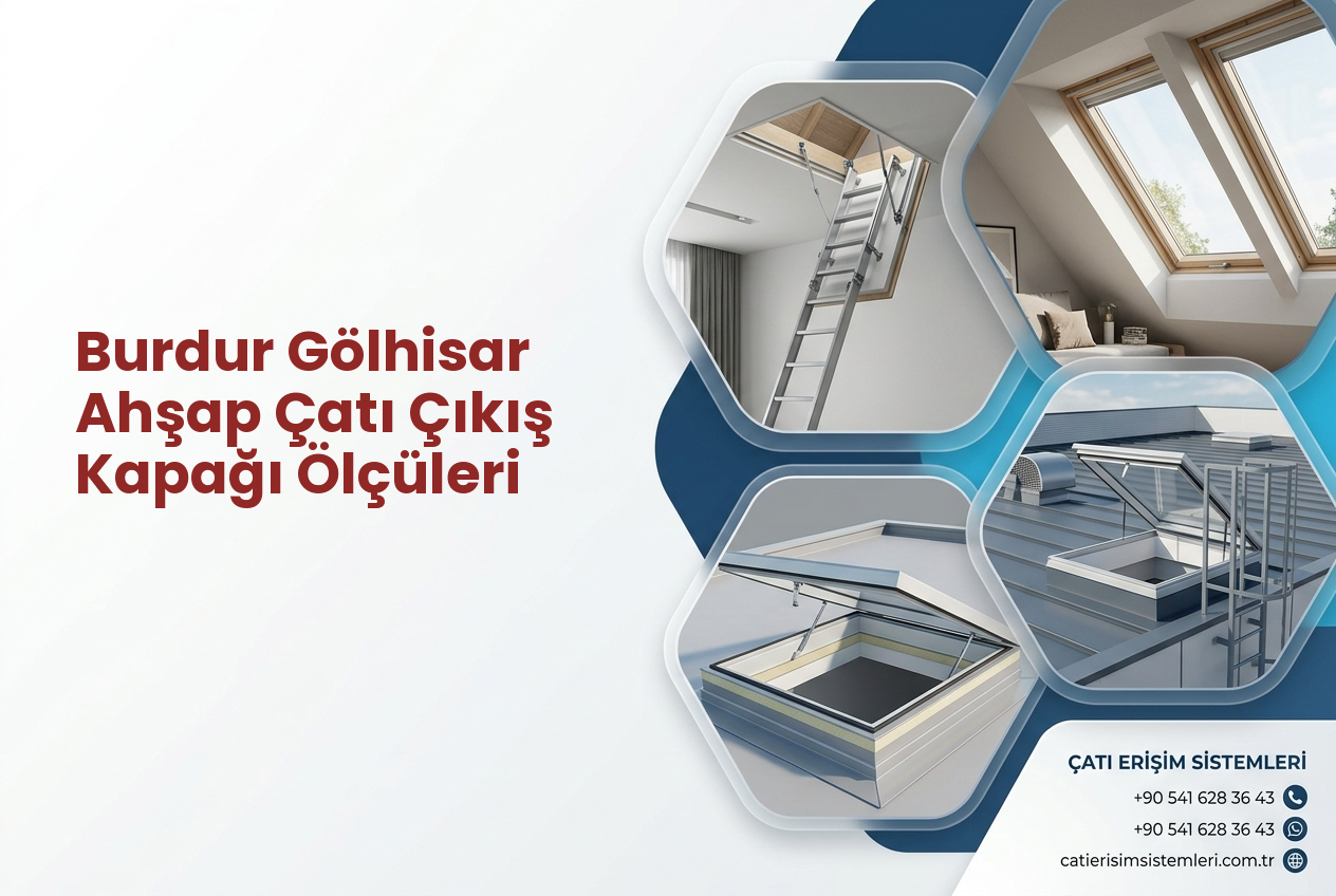 Burdur Gölhisar Ahşap Çatı Çıkış Kapağı Ölçüleri