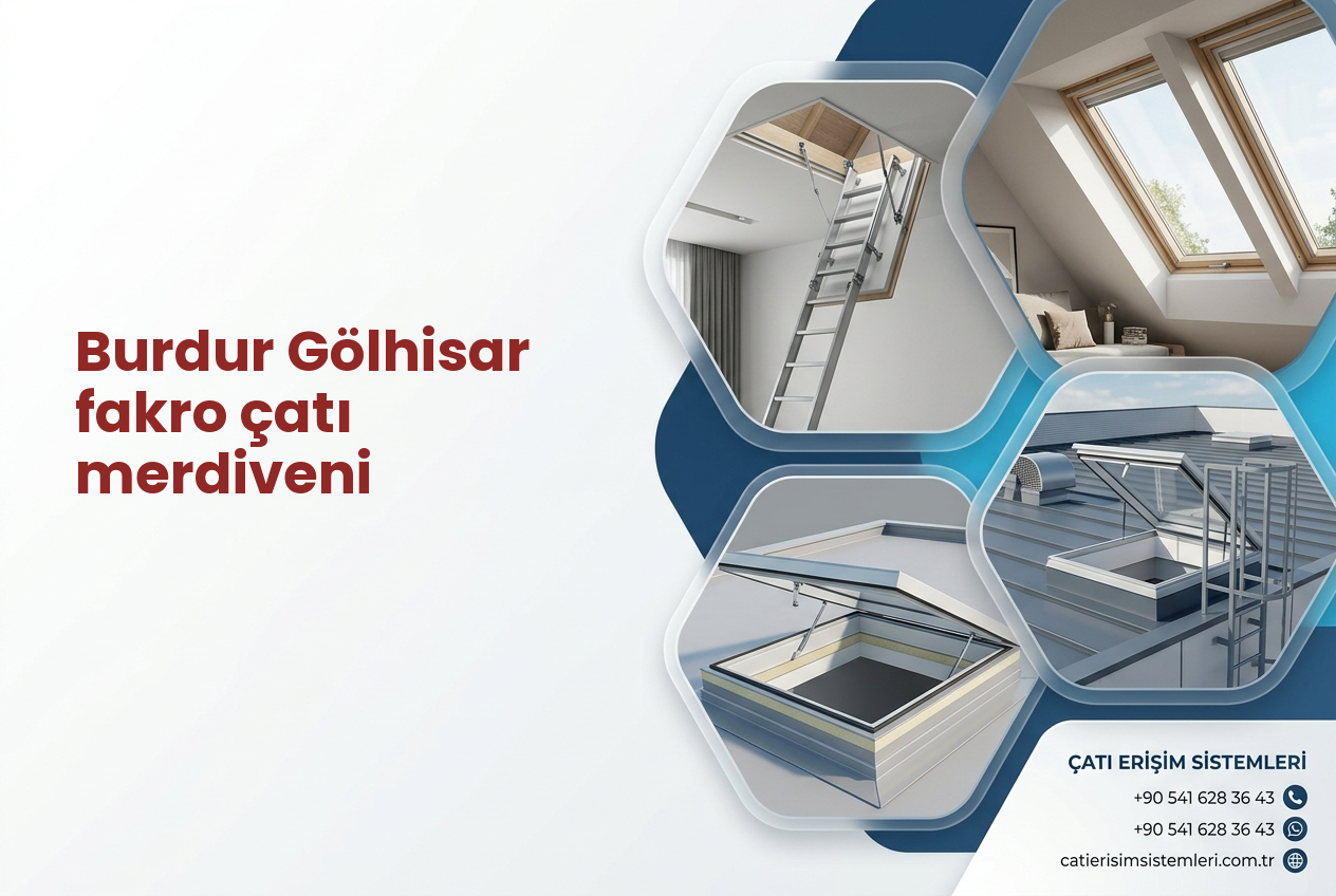 Burdur Gölhisar fakro çatı merdiveni
