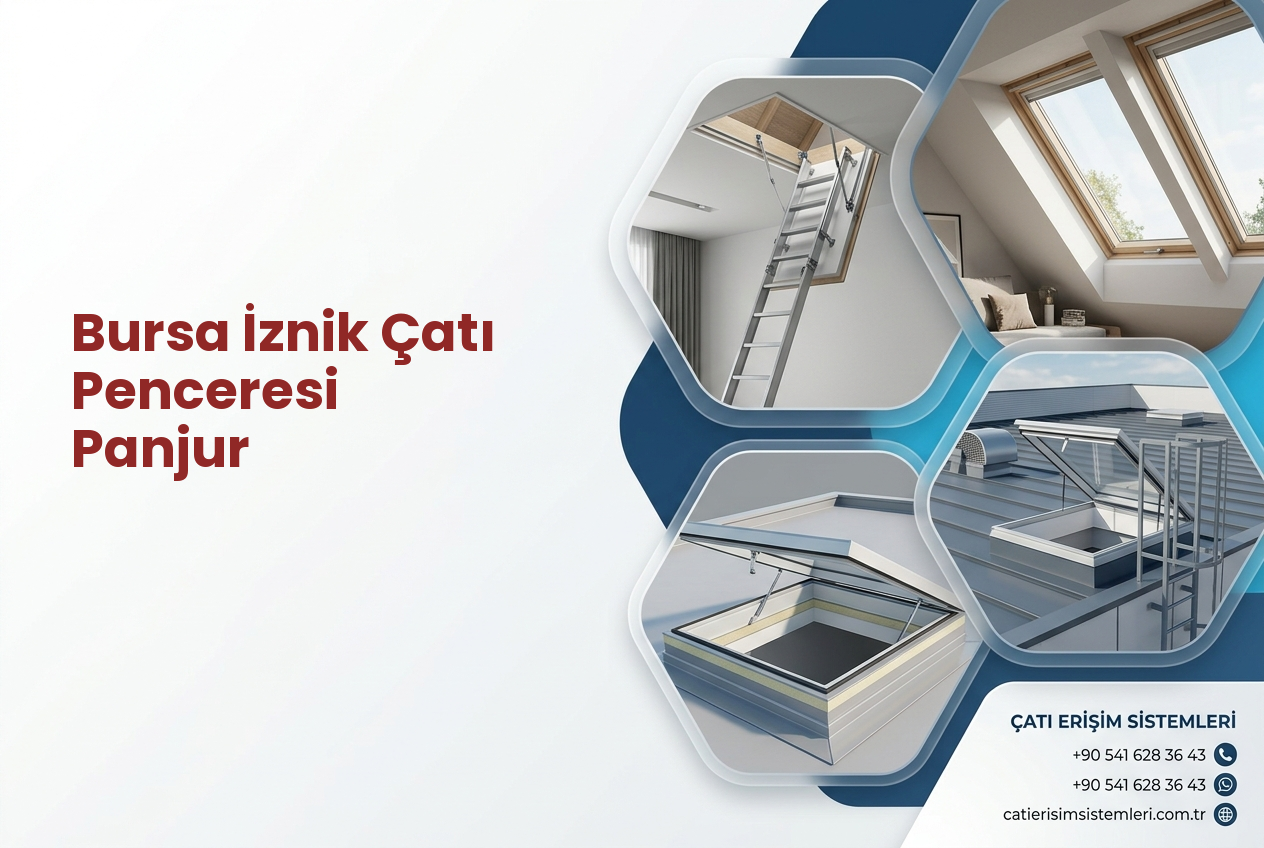 Bursa İznik Çatı Penceresi Panjur