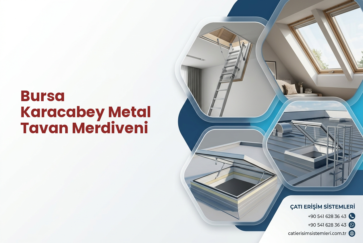 Bursa Karacabey Metal Tavan Merdiveni