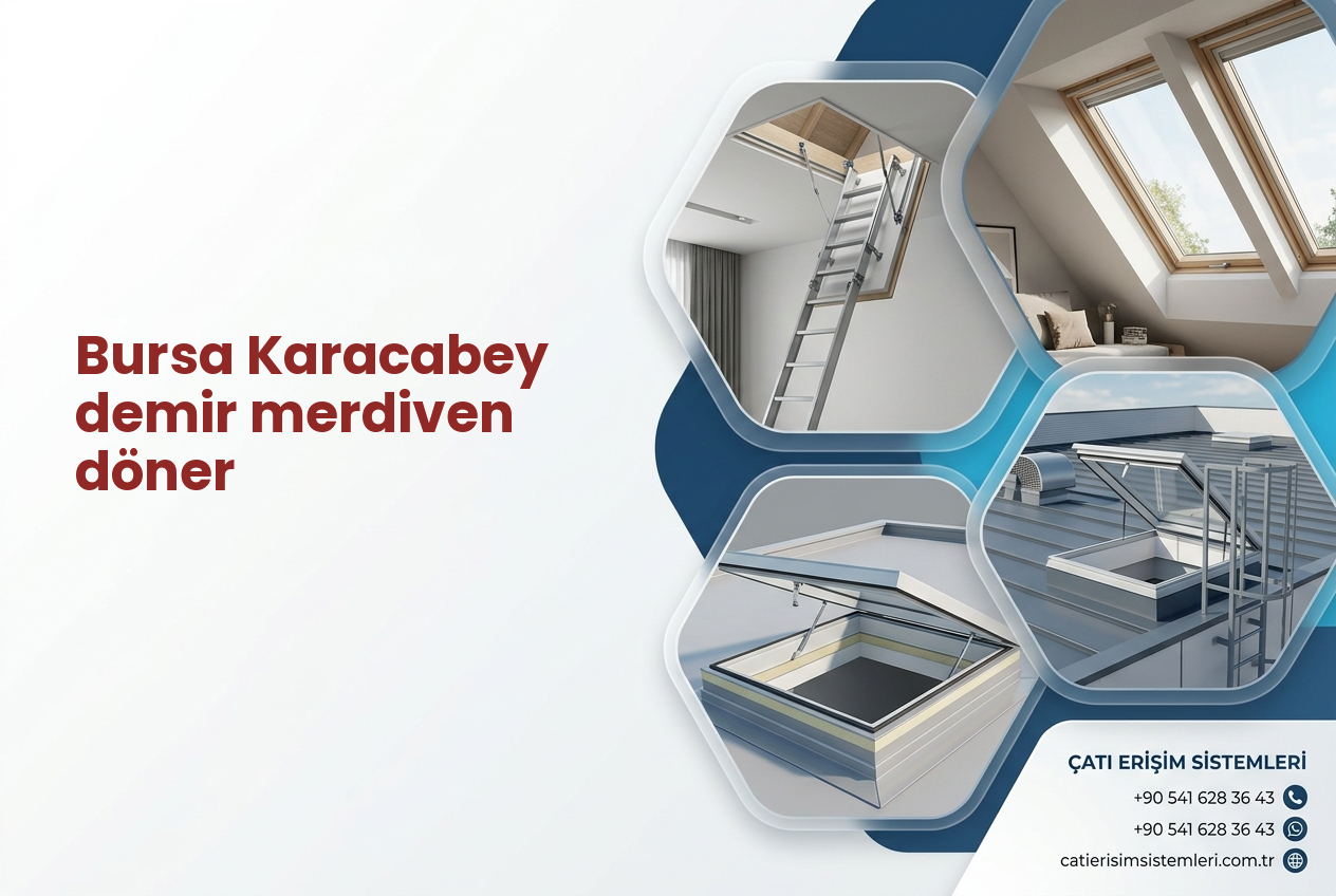 Bursa Karacabey demir merdiven döner