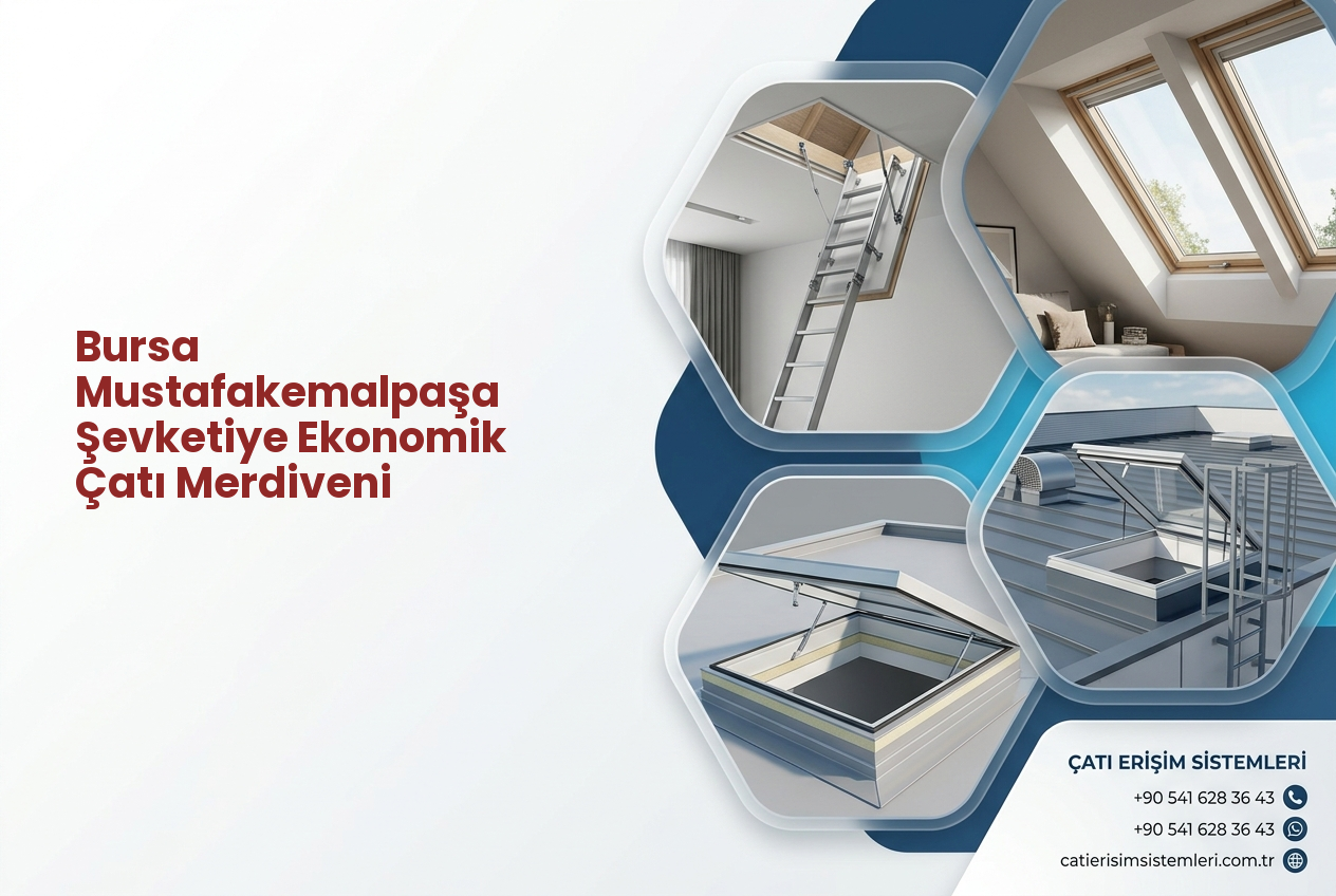 Bursa Mustafakemalpaşa Şevketiye Ekonomik Çatı Merdiveni