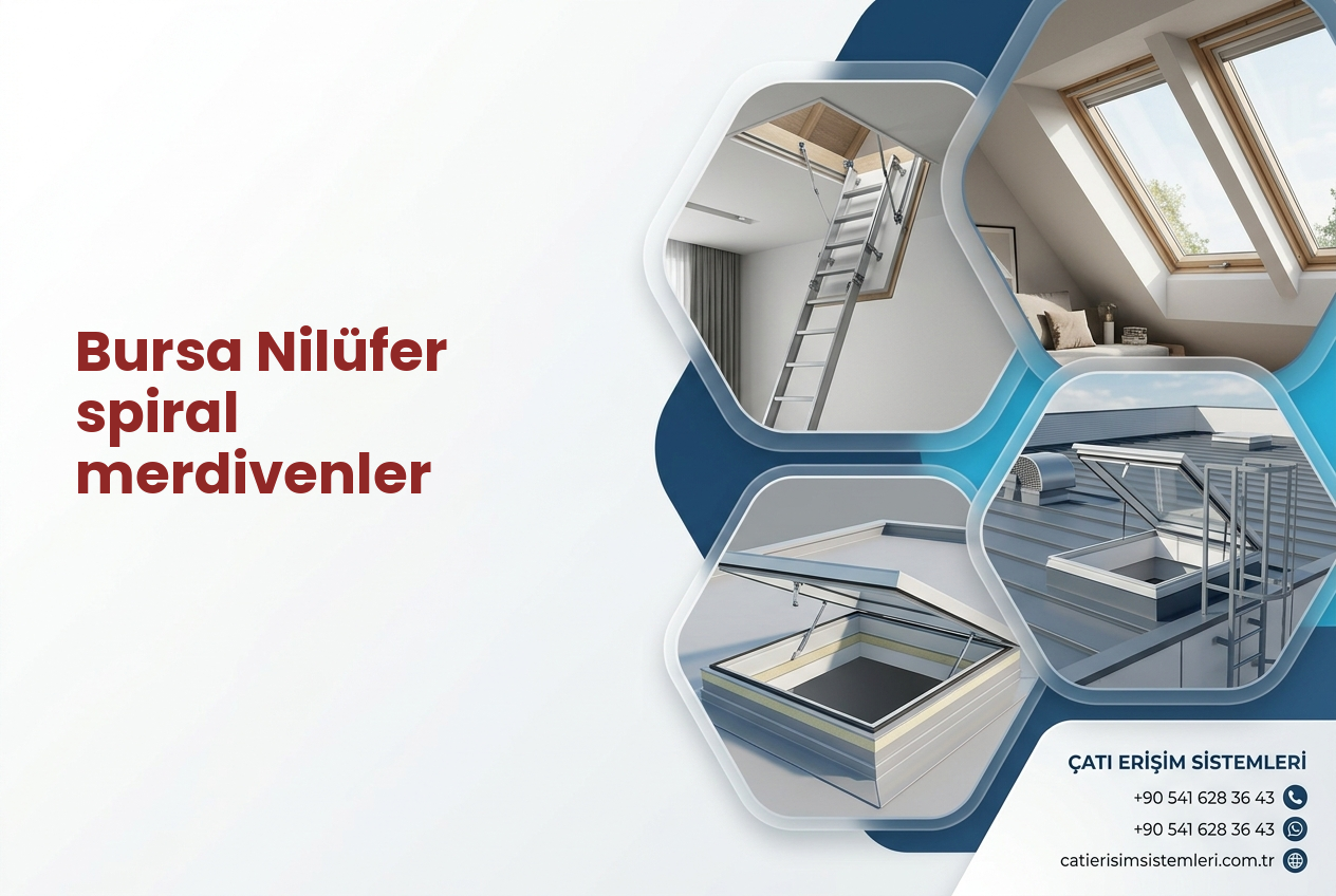 Bursa Nilüfer spiral merdivenler