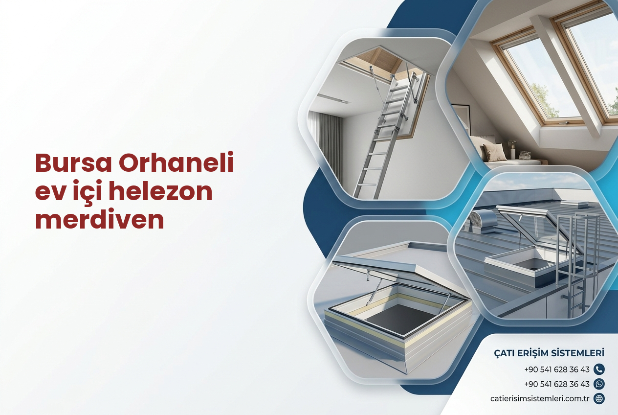 Bursa Orhaneli ev içi helezon merdiven