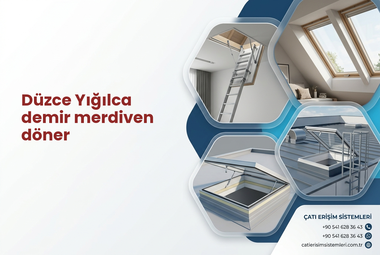 Düzce Yığılca demir merdiven döner