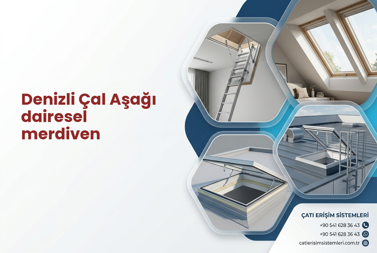 Denizli Çal Aşağı dairesel merdiven