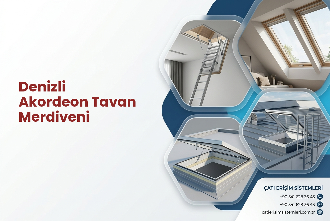 Denizli Akordeon Tavan Merdiveni