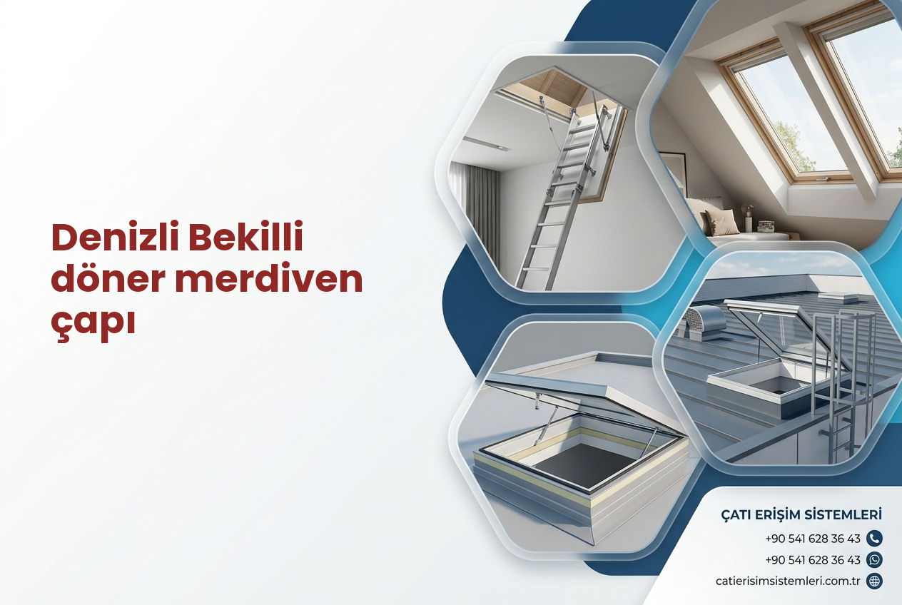 Denizli Bekilli döner merdiven çapı