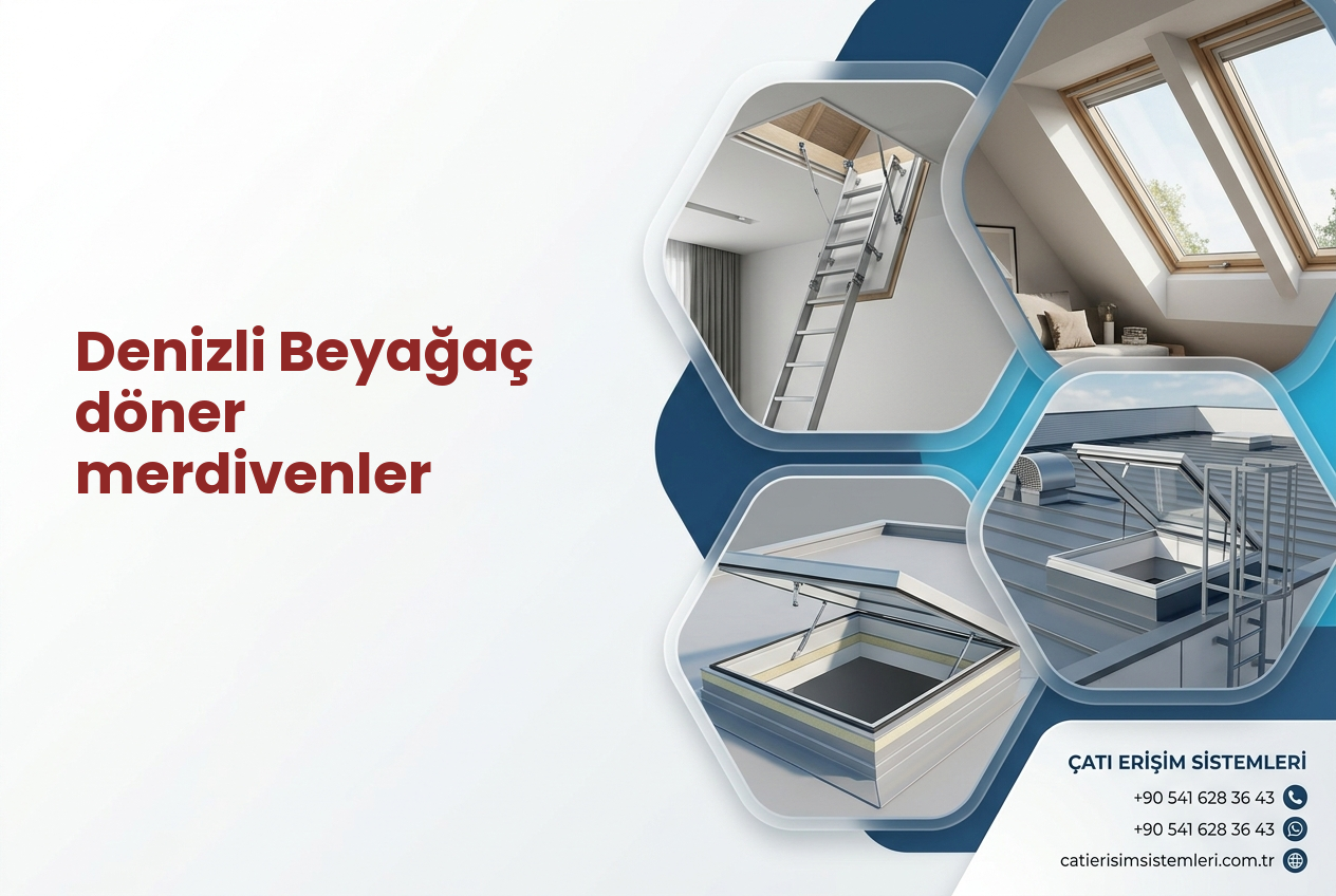 Denizli Beyağaç döner merdivenler