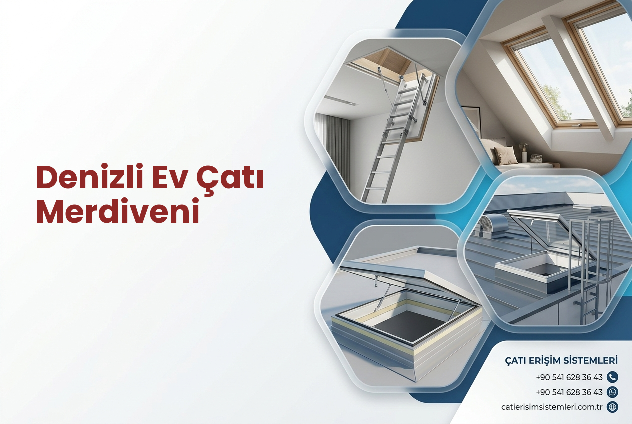 Denizli Ev Çatı Merdiveni