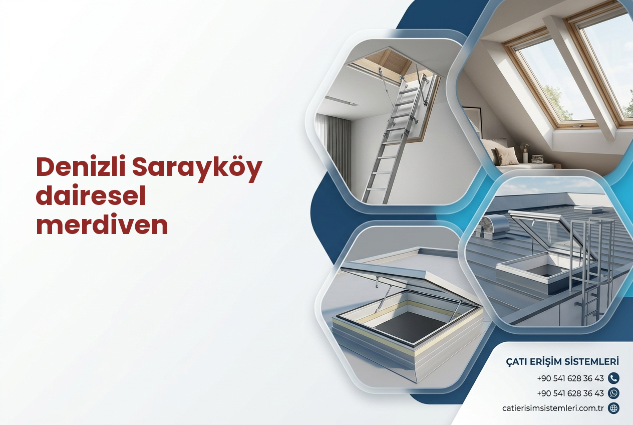 Denizli Sarayköy dairesel merdiven