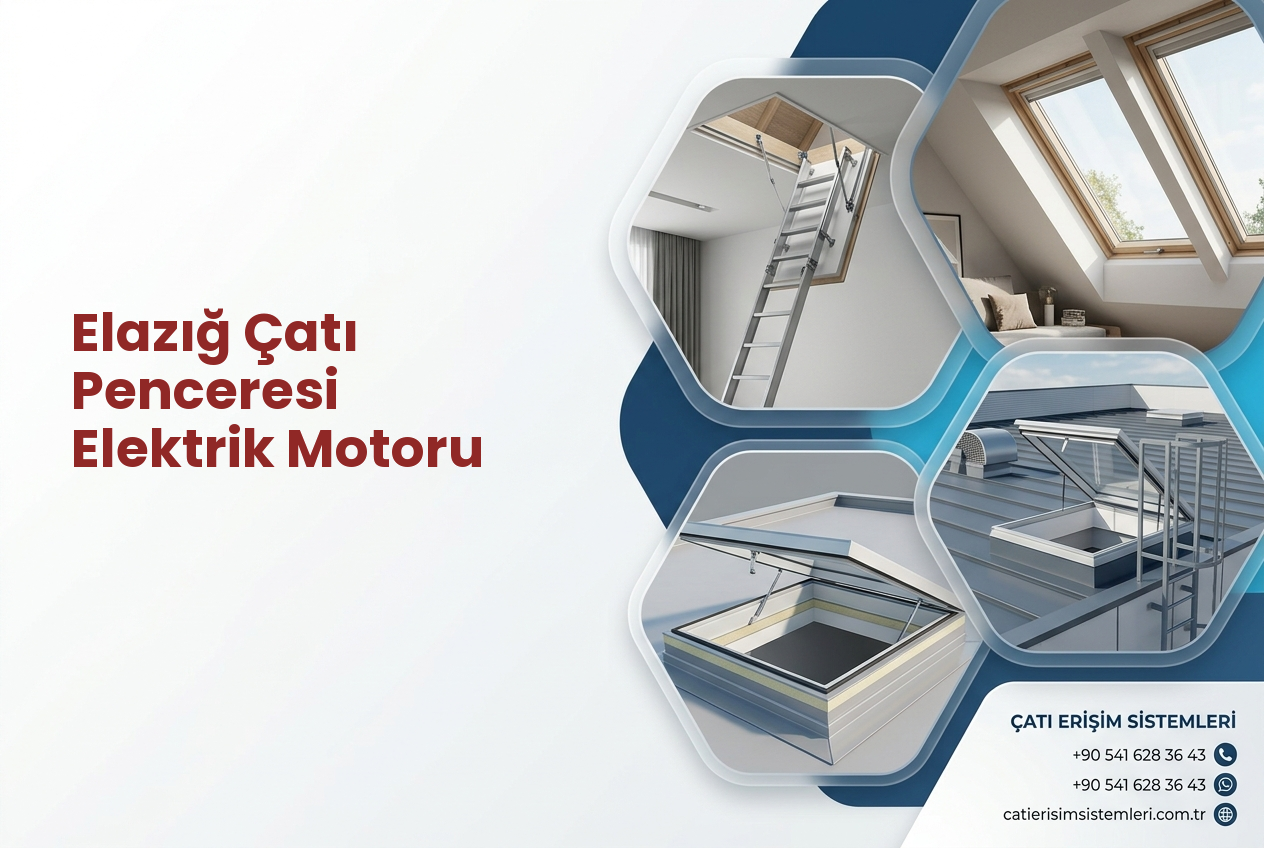 Elazığ Çatı Penceresi Elektrik Motoru