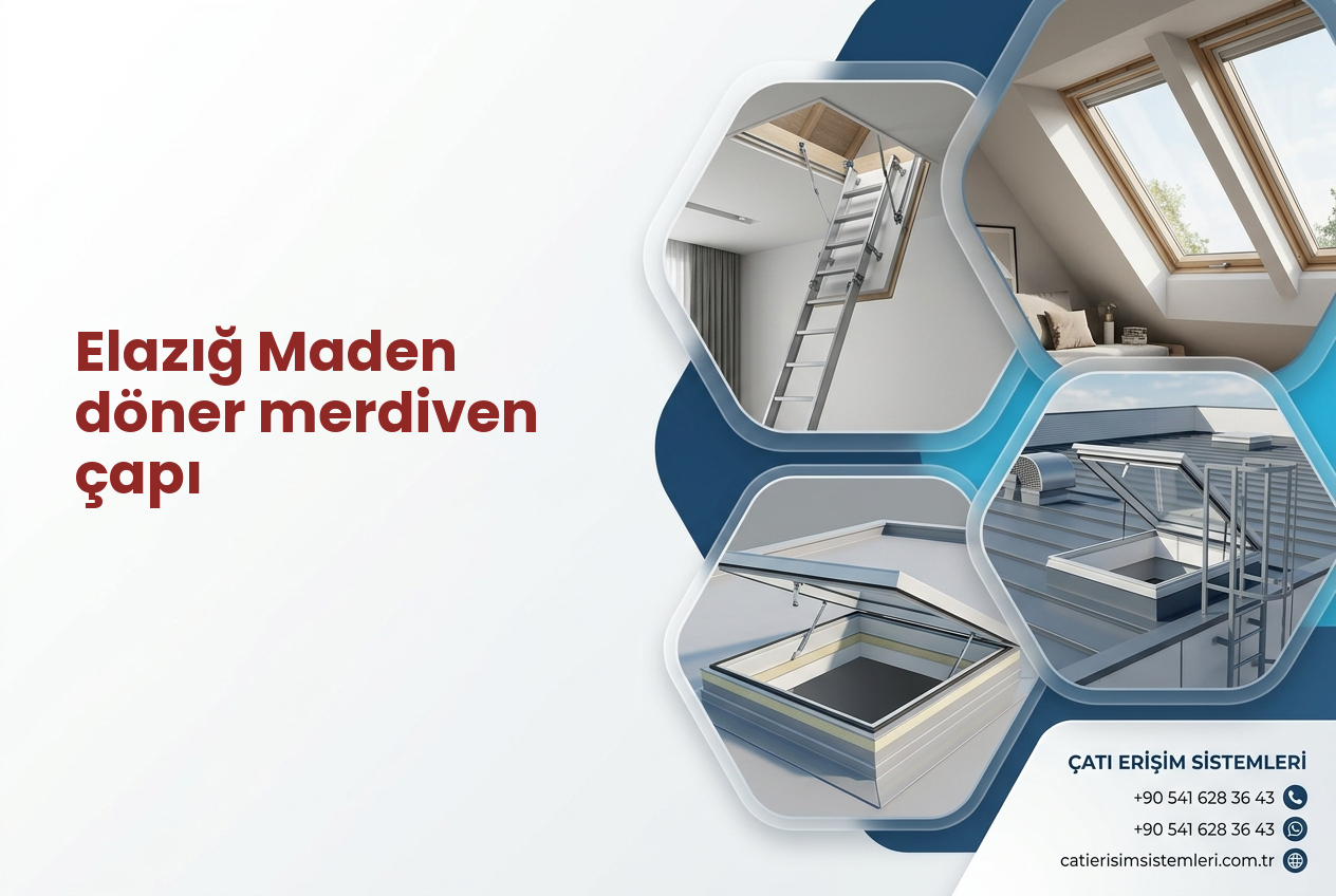 Elazığ Maden döner merdiven çapı