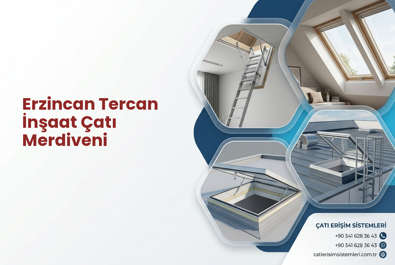 Erzincan Tercan İnşaat Çatı Merdiveni