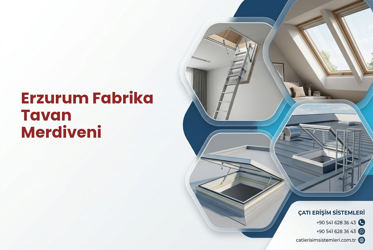 Erzurum Fabrika Tavan Merdiveni