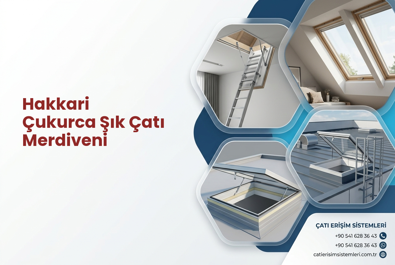 Hakkari Çukurca Şık Çatı Merdiveni