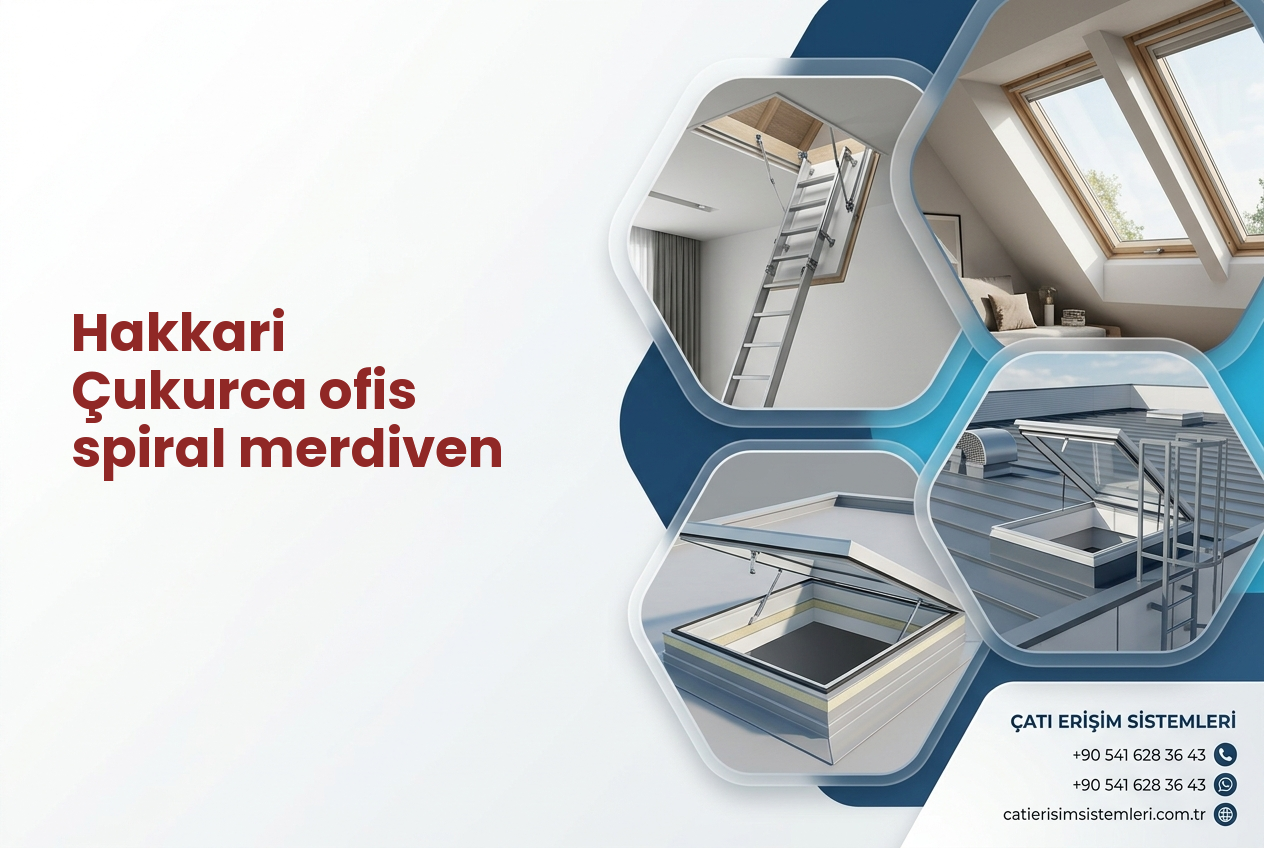 Hakkari Çukurca ofis spiral merdiven