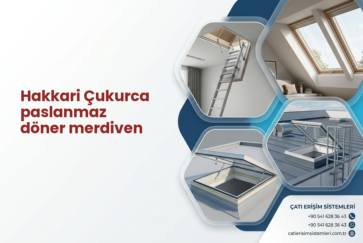 Hakkari Çukurca paslanmaz döner merdiven