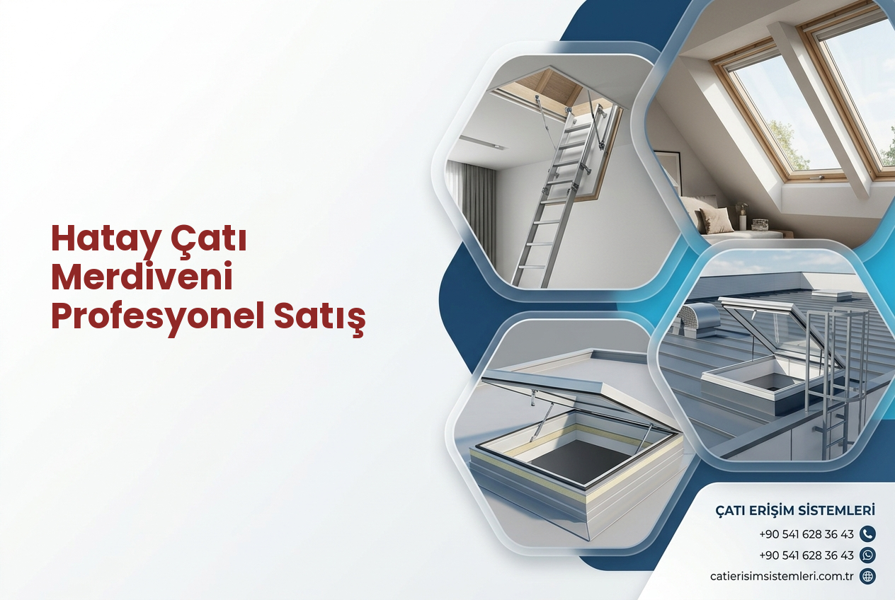 Hatay Çatı Merdiveni Profesyonel Satış