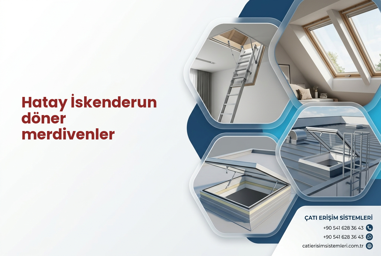 Hatay İskenderun döner merdivenler