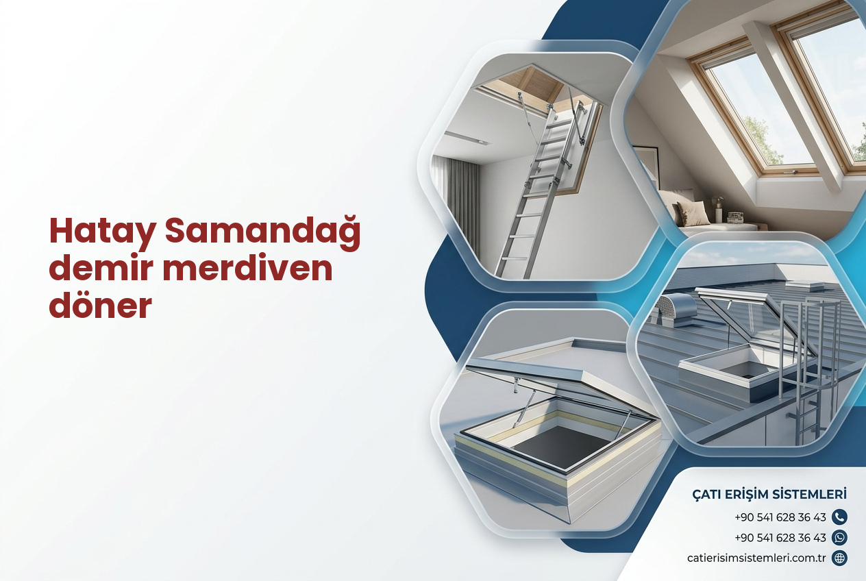 Hatay Samandağ demir merdiven döner