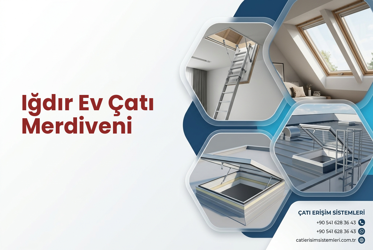 Iğdır Ev Çatı Merdiveni