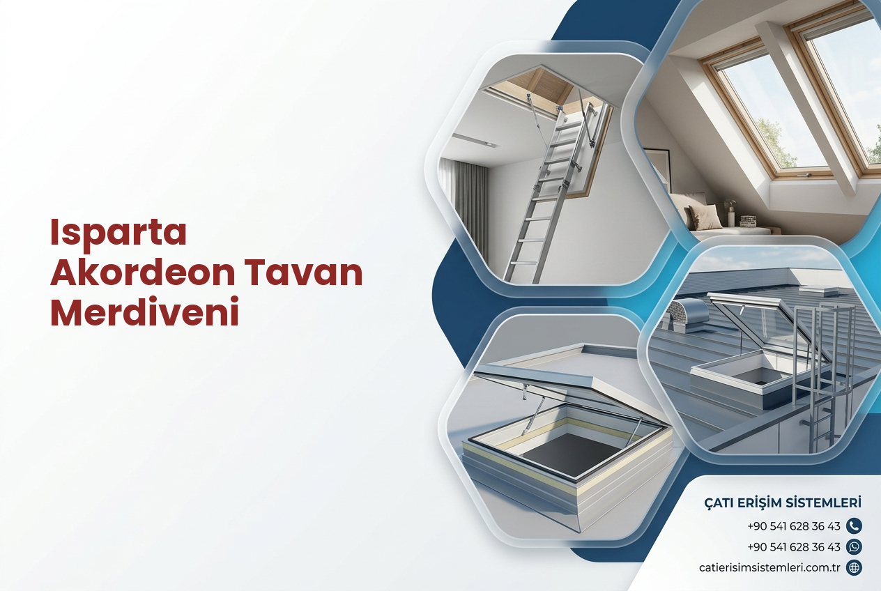 Isparta Akordeon Tavan Merdiveni