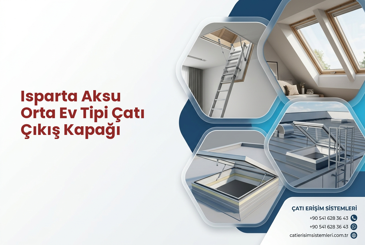 Isparta Aksu Orta Ev Tipi Çatı Çıkış Kapağı