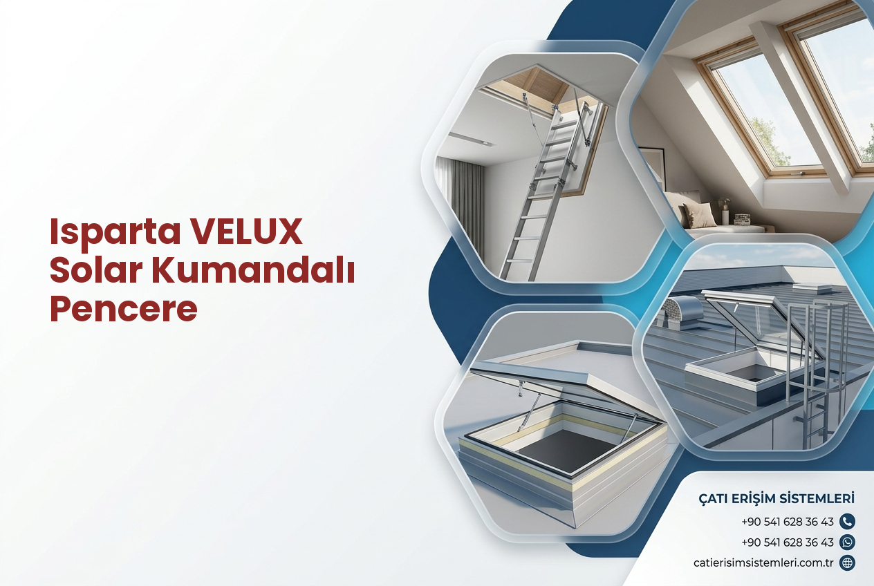 Isparta VELUX Solar Kumandalı Pencere