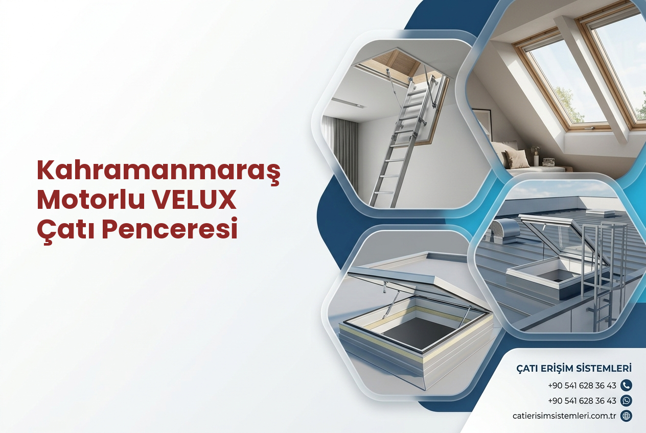 Kahramanmaraş Motorlu VELUX Çatı Penceresi