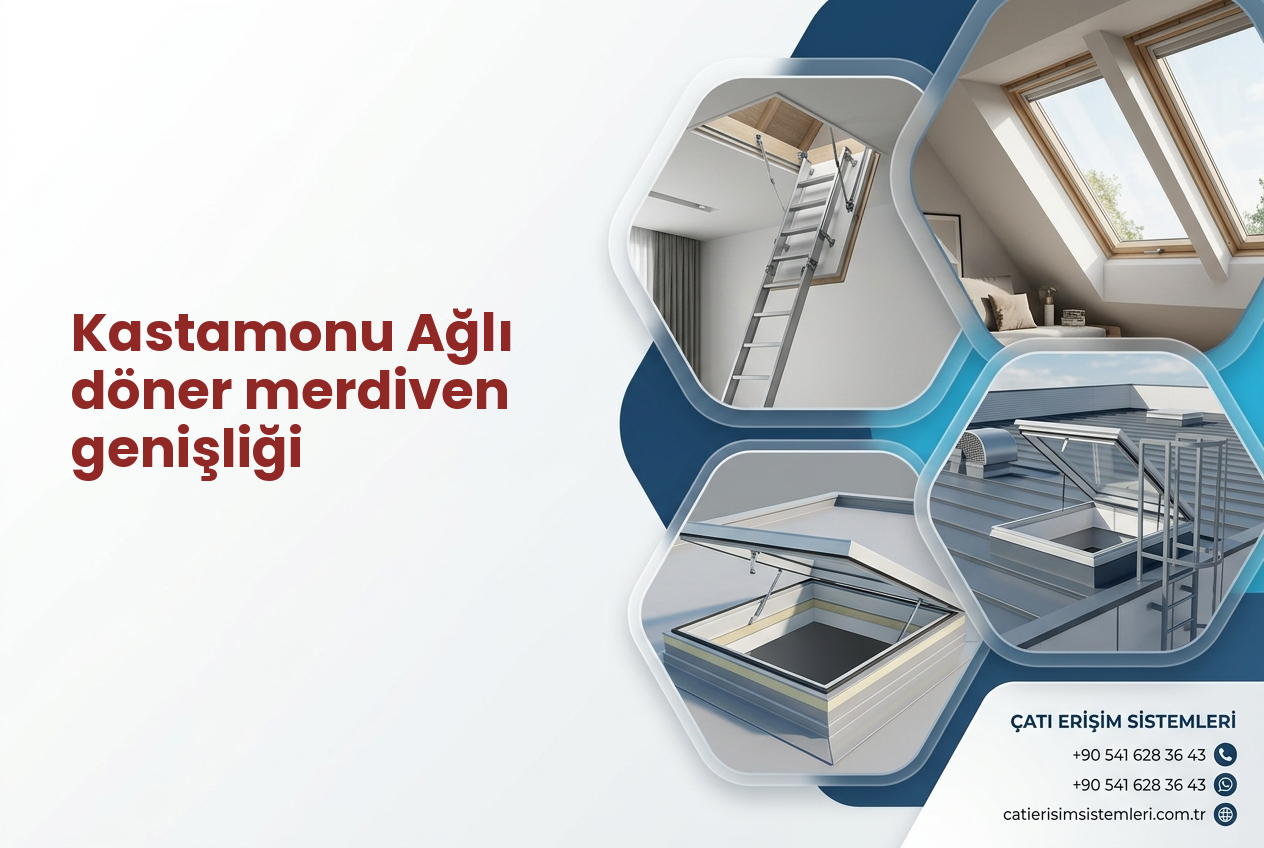 Kastamonu Ağlı döner merdiven genişliği