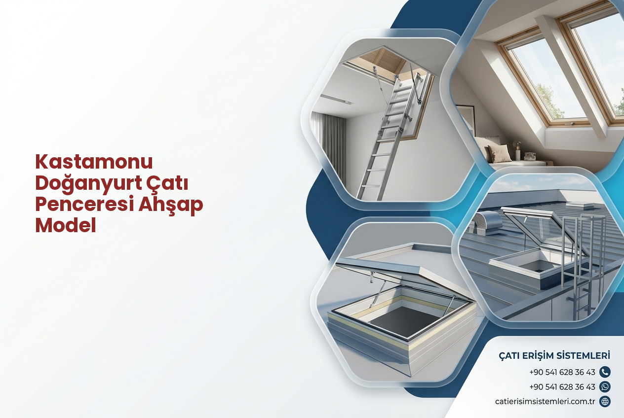 Kastamonu Doğanyurt Çatı Penceresi Ahşap Model