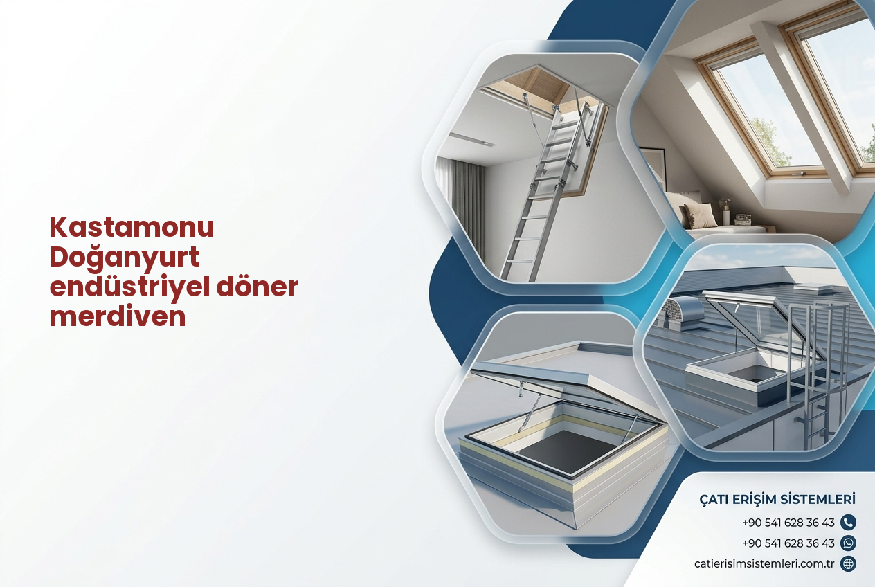 Kastamonu Doğanyurt endüstriyel döner merdiven
