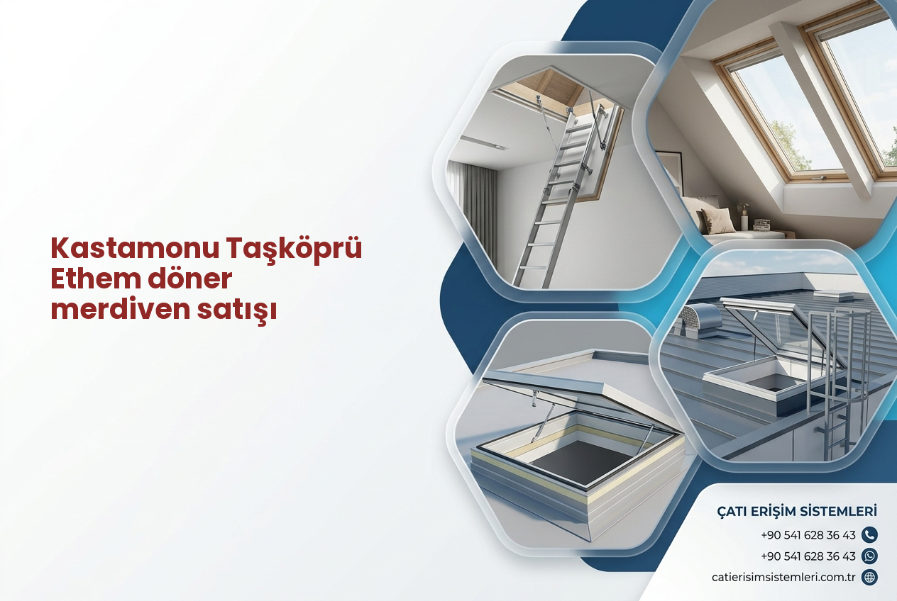 Kastamonu Taşköprü Ethem döner merdiven satışı
