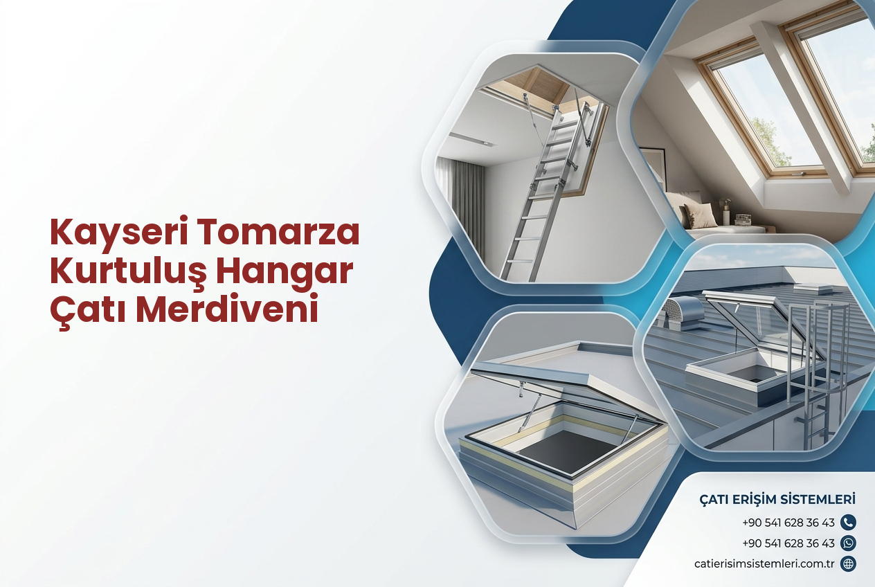 Kayseri Tomarza Kurtuluş Hangar Çatı Merdiveni