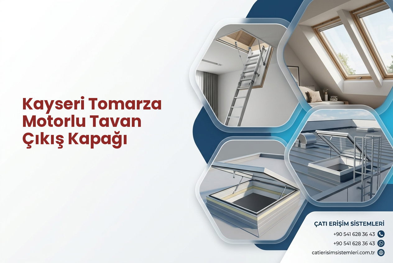 Kayseri Tomarza Motorlu Tavan Çıkış Kapağı