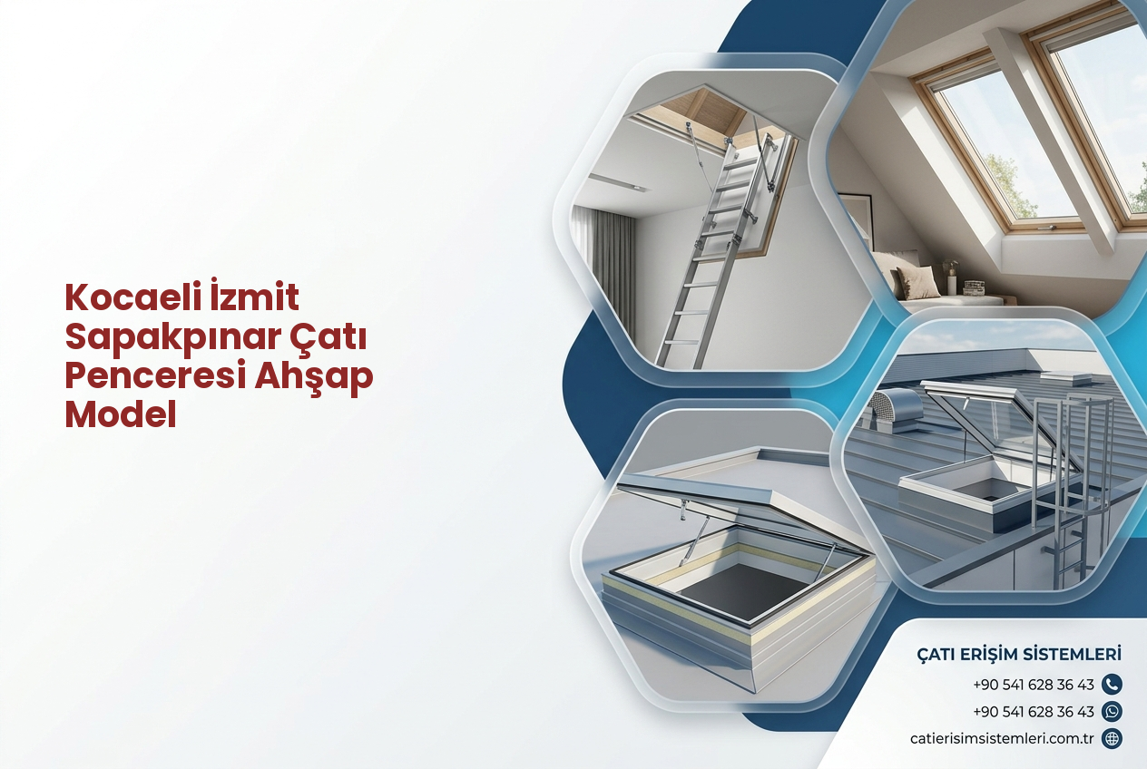 Kocaeli İzmit Sapakpınar Çatı Penceresi Ahşap Model