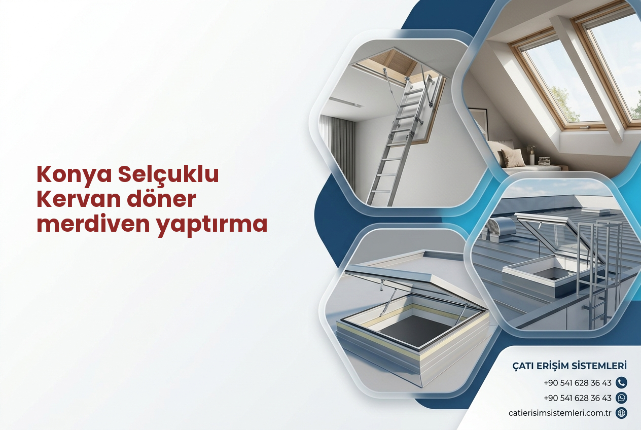 Konya Selçuklu Kervan döner merdiven yaptırma